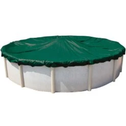 Solid Winter Pool Covers, 12 Year Warranty