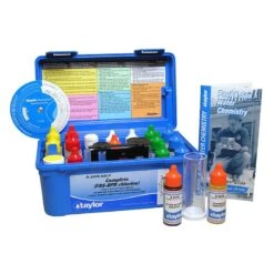 Taylor K-2006-SALT 2000 Service Complete Salt Water Test Kit, Alkalinity/Chlorine (high Range), FAS-DPD/CYA/Hardness/NaCl/pH