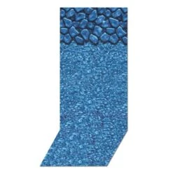 Swimline LI1218BSB25 Beaded Pool Liner, 48 In Wall, 12x18 Ft Oval, 25 Gauge, Boulder Swirl