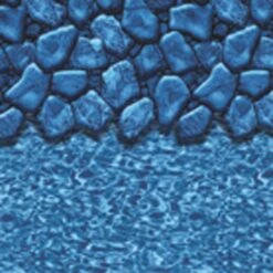 Swimline LI1840BSO Overlap Pool Liner, 52 In Wall, 18x40 Ft Oval, 20 Gauge, Boulder Swirl