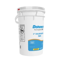 Doheny's 3 In Swimming Pool Chlorine Tabs -Cheap Pool cleaning Store doheny 3in chlor tabs 50lb 072011 1