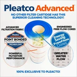 Pleatco Filtration PTL47W-P4-EC Spa Filter Cartridge Replacement For Unicel: 6CH-47, Filbur: FC-0315, OEM Part Numbers: 03FIL1500, 1 Pack 26 Pleatco Filtration PTL47W-P4-EC Spa Filter Cartridge Replacement For Unicel: 6CH-47, Filbur: FC-0315, OEM Part Numbers: 03FIL1500, 1 Pack -Cheap Pool cleaning Store filter2 74